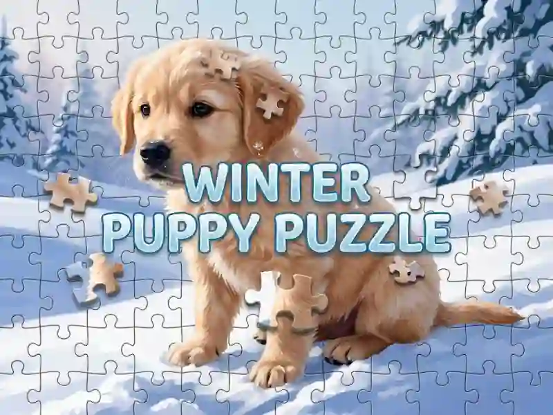Cluiche Winter Pets Puzzle ar líne