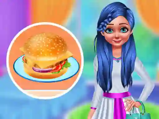 Cluiche Making Homemade Veg Burger ar líne