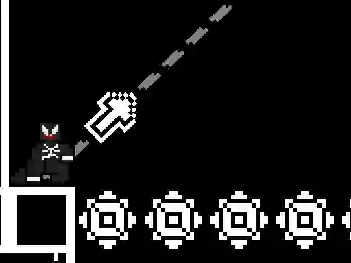 Cluiche 8bit Black Ropeman ar líne