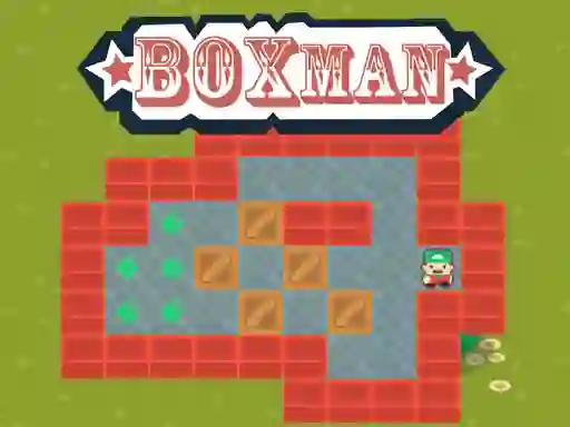 Cluiche Boxman Sokoban ar líne