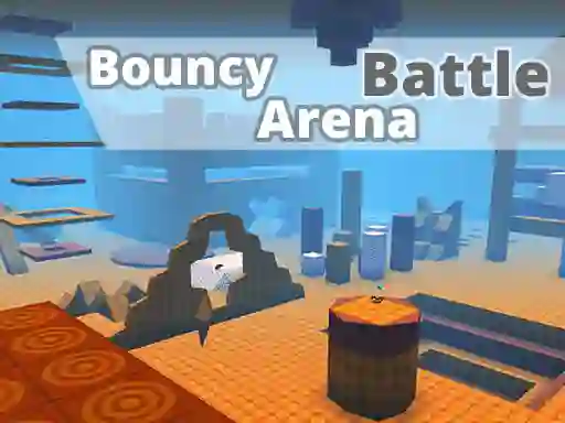 Cluiche Kogama: Bouncy Arena Battle ar líne
