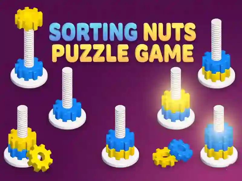 Cluiche Sorting Nuts Puzzle Game ar líne