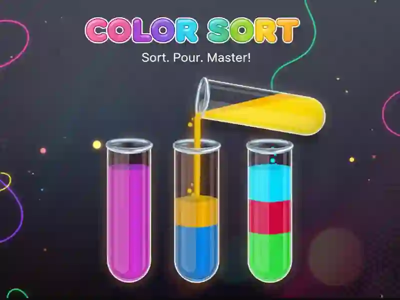 Cluiche Color Sort ar líne