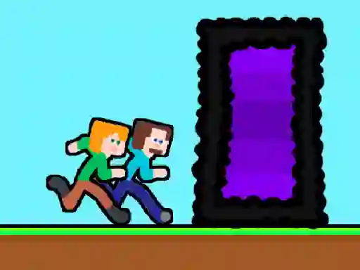 Cluiche Steveman and Alexwoman: Easter Egg ar líne