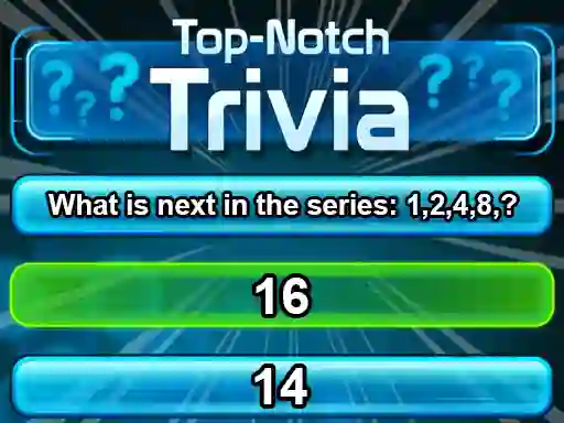Cluiche Top Notch Trivia ar líne