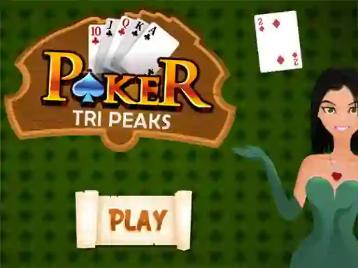 Cluiche Poker Tri Peaks ar líne