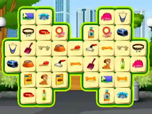 Cluiche Pet Care Mahjong ar líne