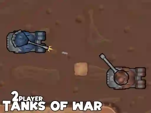 Cluiche 2Player Tanks of War ar líne