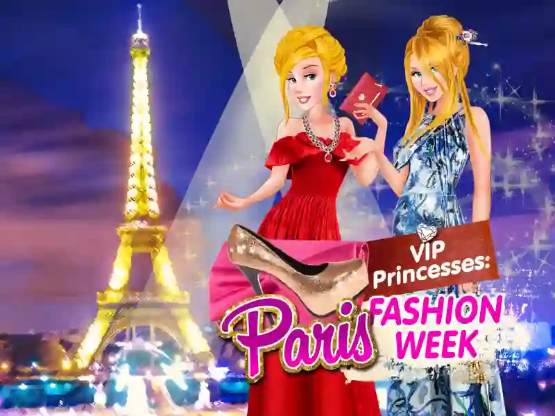 Cluiche VIP Princesses: Paris Fashion Week ar líne