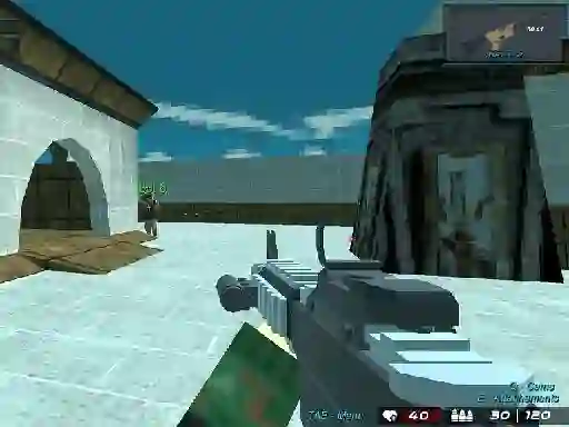 Cluiche Blocky Shooting Arena 3d Pixel Combat ar líne