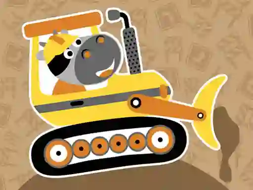 Cluiche Construction Trucks Hidden ar líne