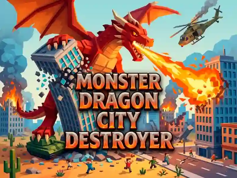 Cluiche Monster Dragon City Destroyer ar líne