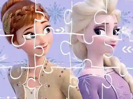 Cluiche Frozen Sister Jigsaw ar líne