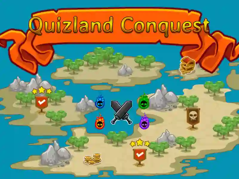 Cluiche Quizland Conquest ar líne