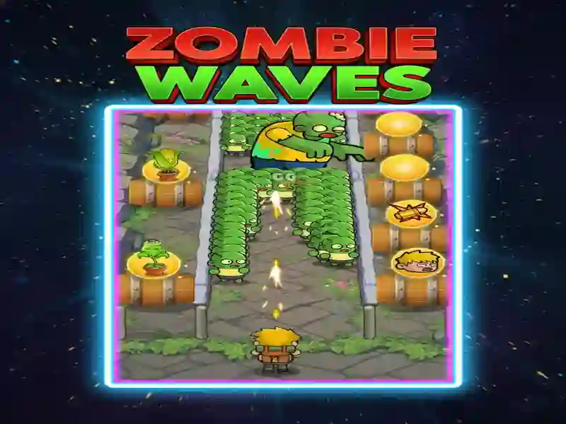 Cluiche Zombie Waves ar líne