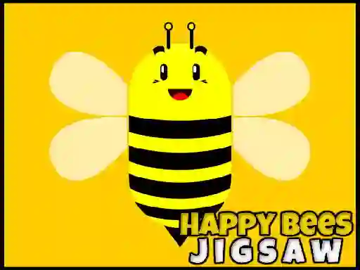 Cluiche Happy Bees Jigsaw ar líne