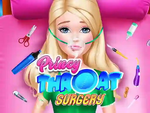 Cluiche Princy Throat Surgery ar líne