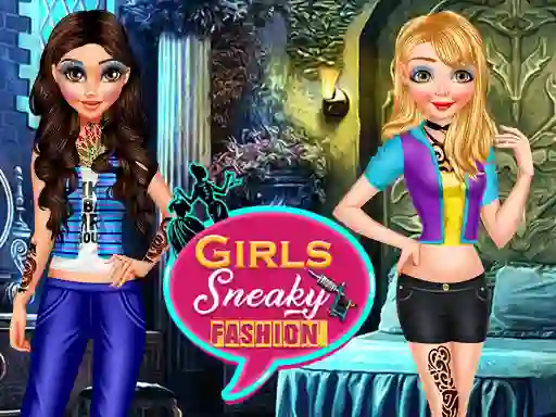 Cluiche Girls Sneaky Fashion ar líne