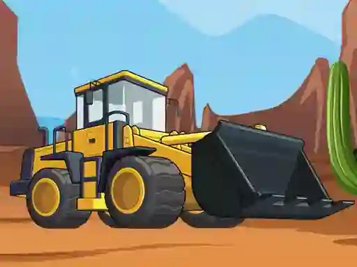 Cluiche Bulldozer Jigsaw ar líne