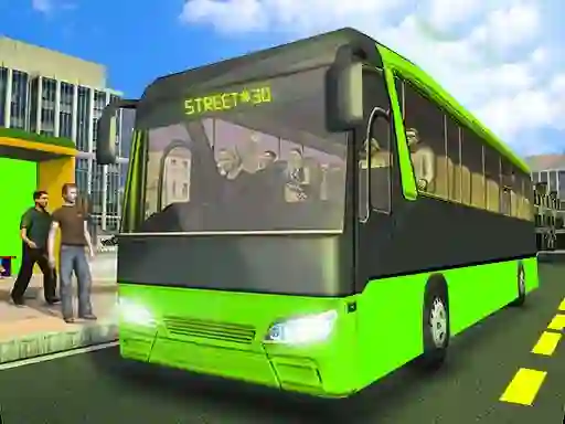 Cluiche City Passenger Coach Bus Simulator Bus Driving 3d ar líne