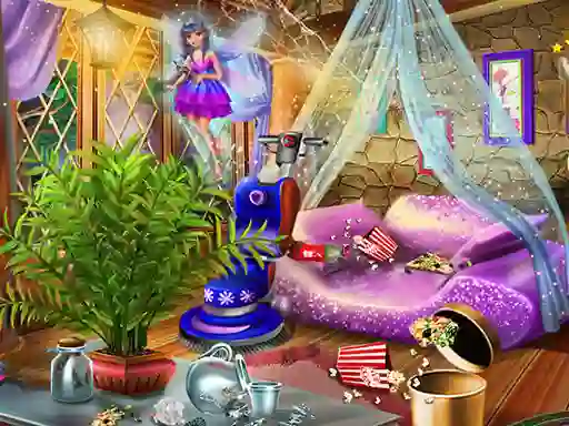 Cluiche Fairy House Cleaning ar líne