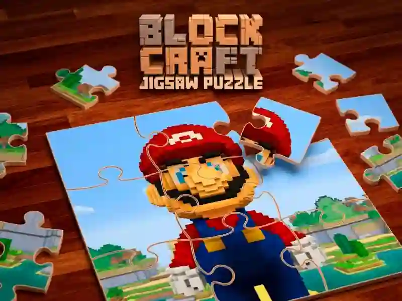 Cluiche Block Craft Jigsaw Puzzle ar líne
