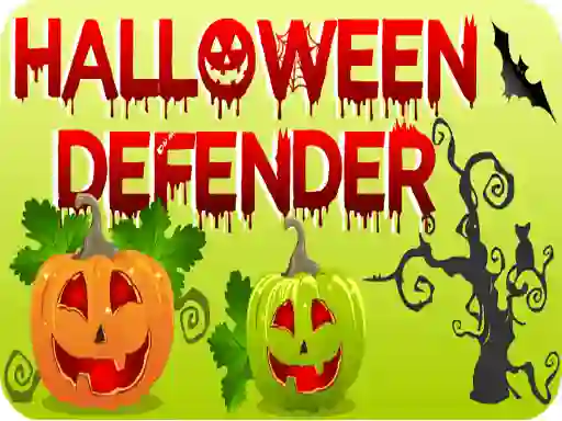 Cluiche Halloween Defender ar líne