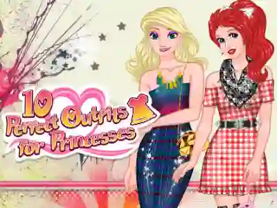 Cluiche 10 Perfect Outfits for Princesses ar líne