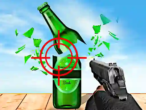 Cluiche Real Bottle Shooter 3d ar líne