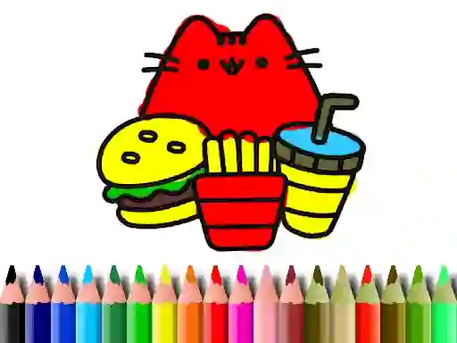 Cluiche Back To School: Cute Cats Coloring ar líne