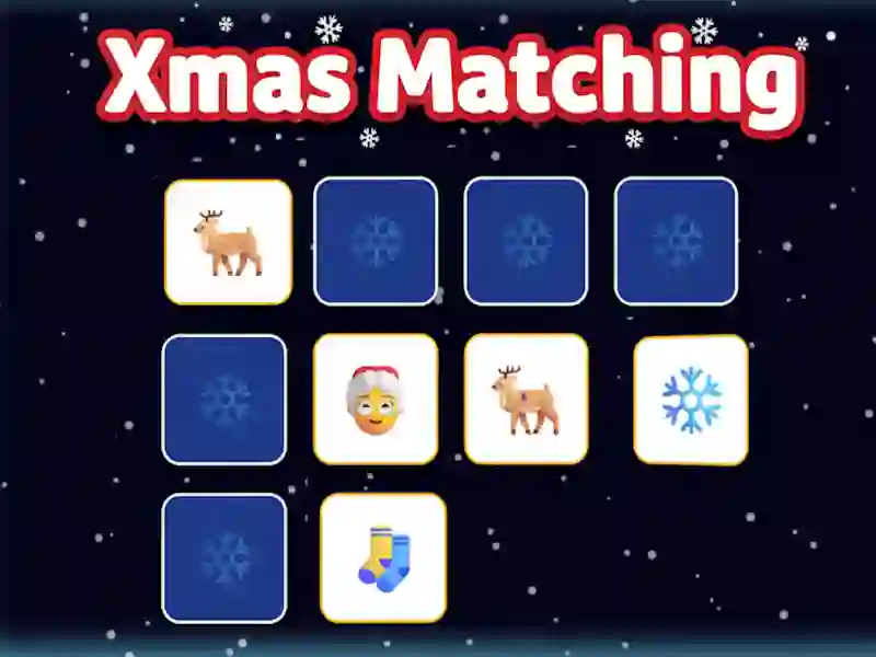 Cluiche Xmas Matching ar líne