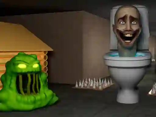 Cluiche Toilet Monster Attack Sim 3D ar líne