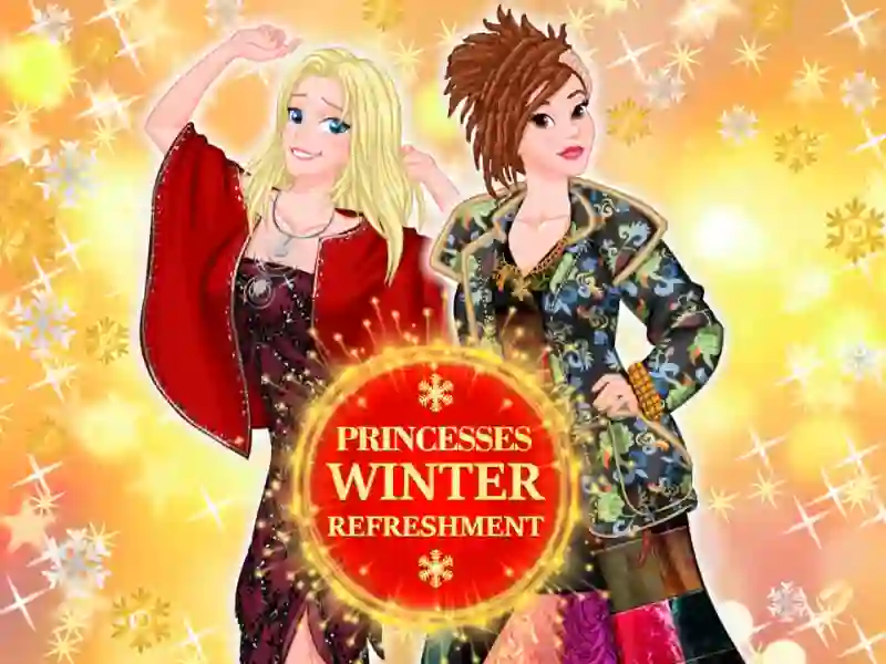 Cluiche Princesses winter refreshment ar líne