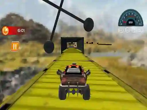 Cluiche Mega Levels Car Stunt Impossible Track ar líne