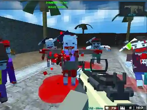 Cluiche Pixel Combat The Sandstorm ar líne