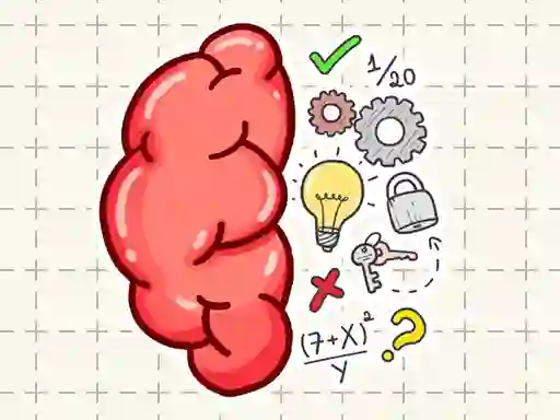 Cluiche Brain Tricky Puzzles ar líne