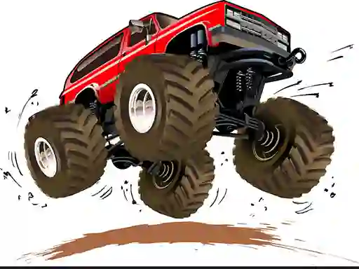 Cluiche Monster Trucks Memory ar líne