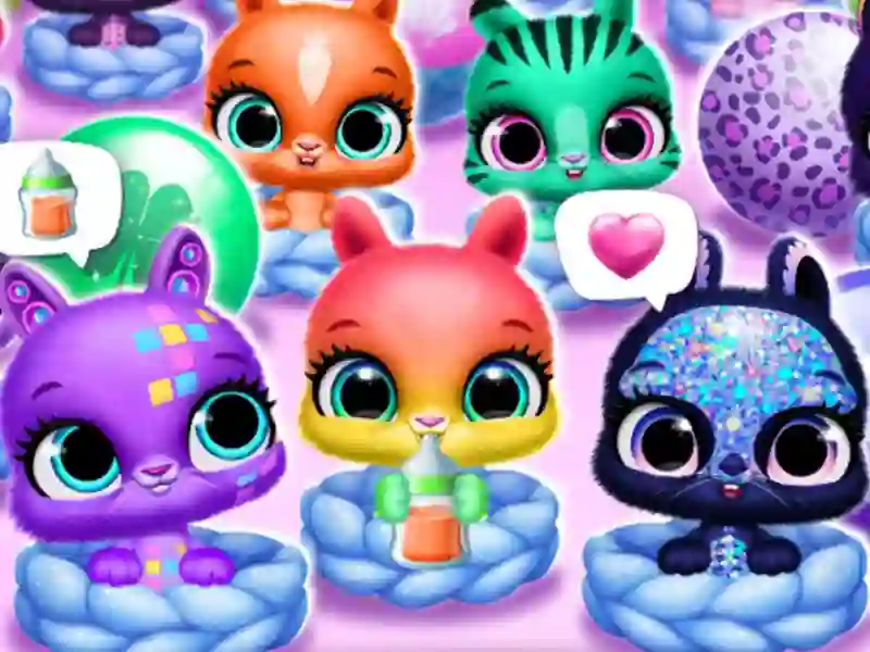Cluiche Hatch Cute Bunnies ar líne