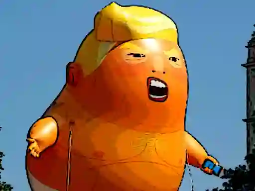 Cluiche Trump Flying Adventure ar líne