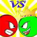 Cluiche Red ball vs green king ar líne