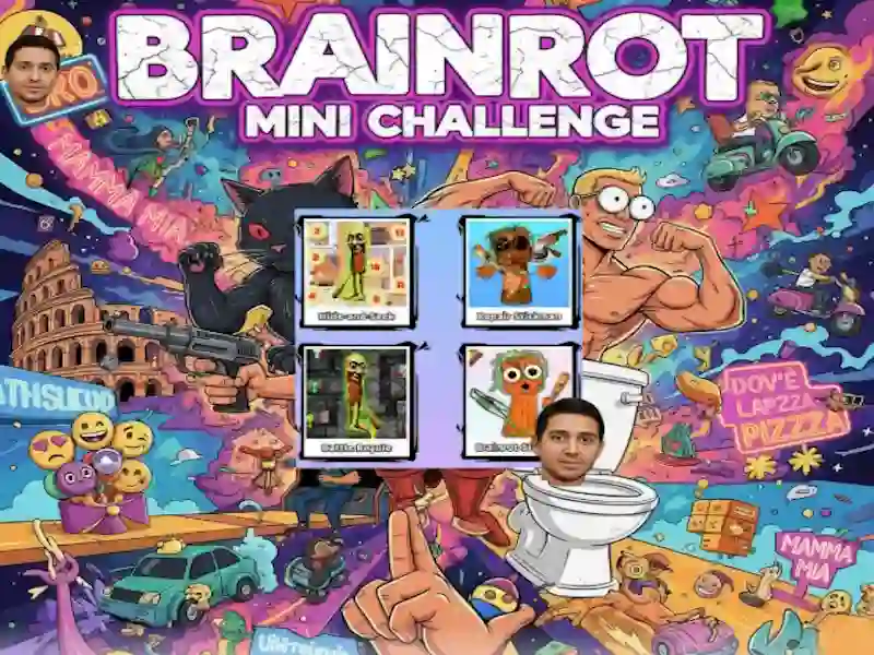 Cluiche Brainrot Mini Challenge ar líne
