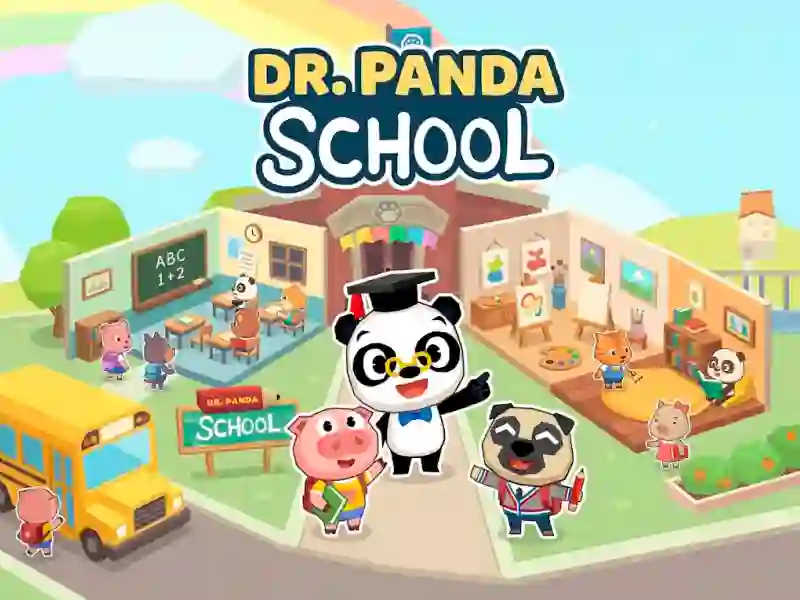 Cluiche Dr Panda School ar líne