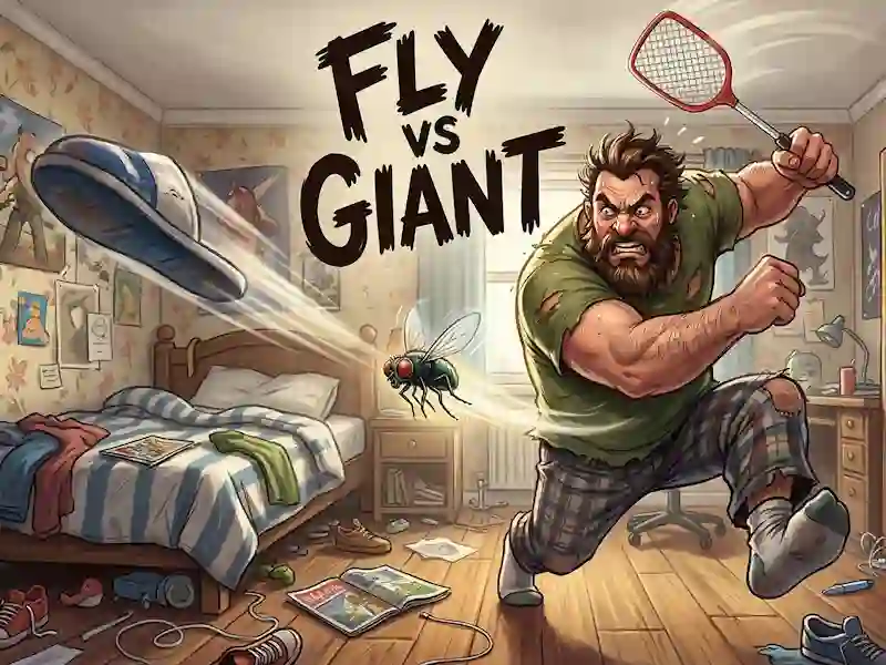 Cluiche Fly vs Giant ar líne