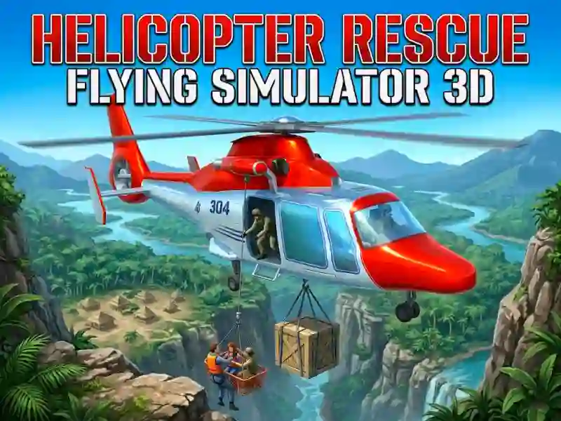 Cluiche Helicopter Rescue Flying Simulator 3d ar líne