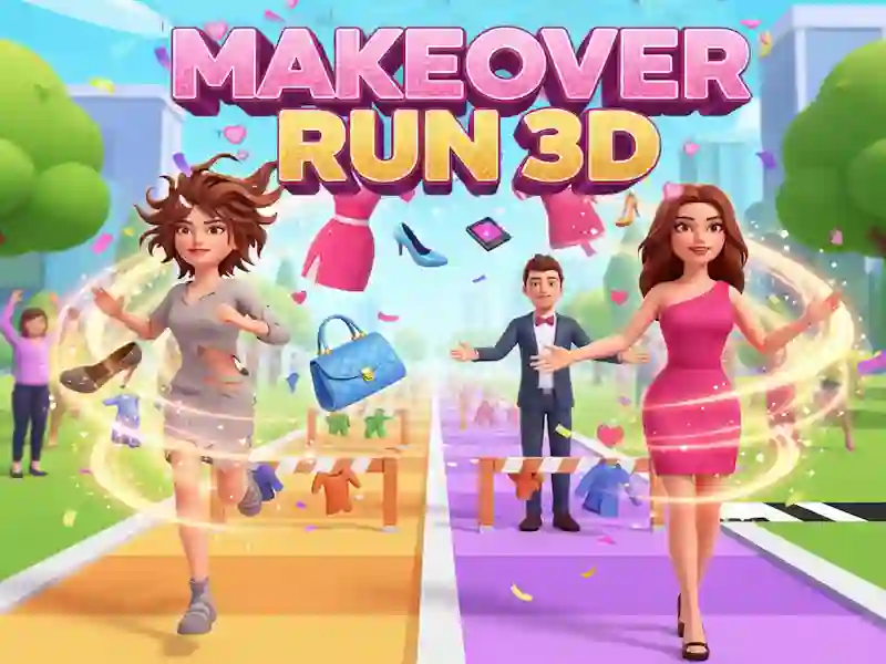 Cluiche Makeover Run 3D ar líne