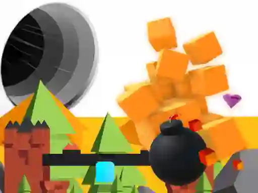 Cluiche Hole vs Bombs ar líne
