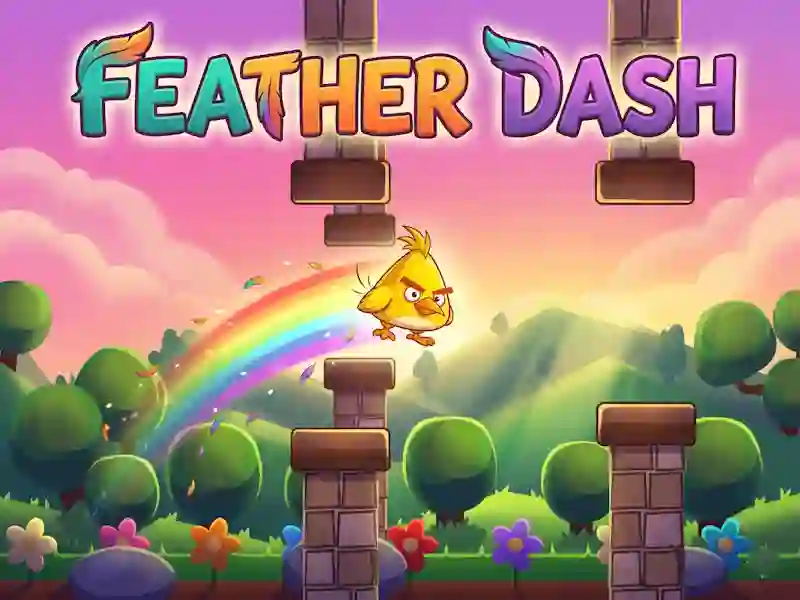 Cluiche Feather Dash ar líne