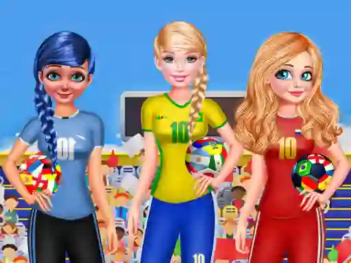 Cluiche BFF Princess Vote For  FIFA 2018 Quarter Finals ar líne