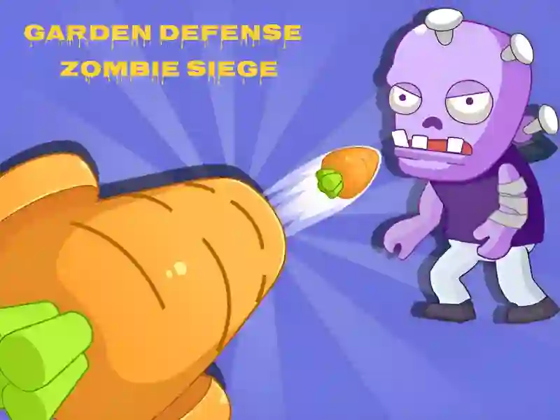 Cluiche Garden Defense - Zombie Siege ar líne