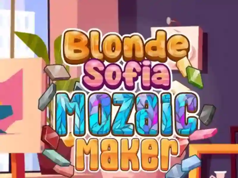 Cluiche Blonde Sofia: Mozaic Maker ar líne